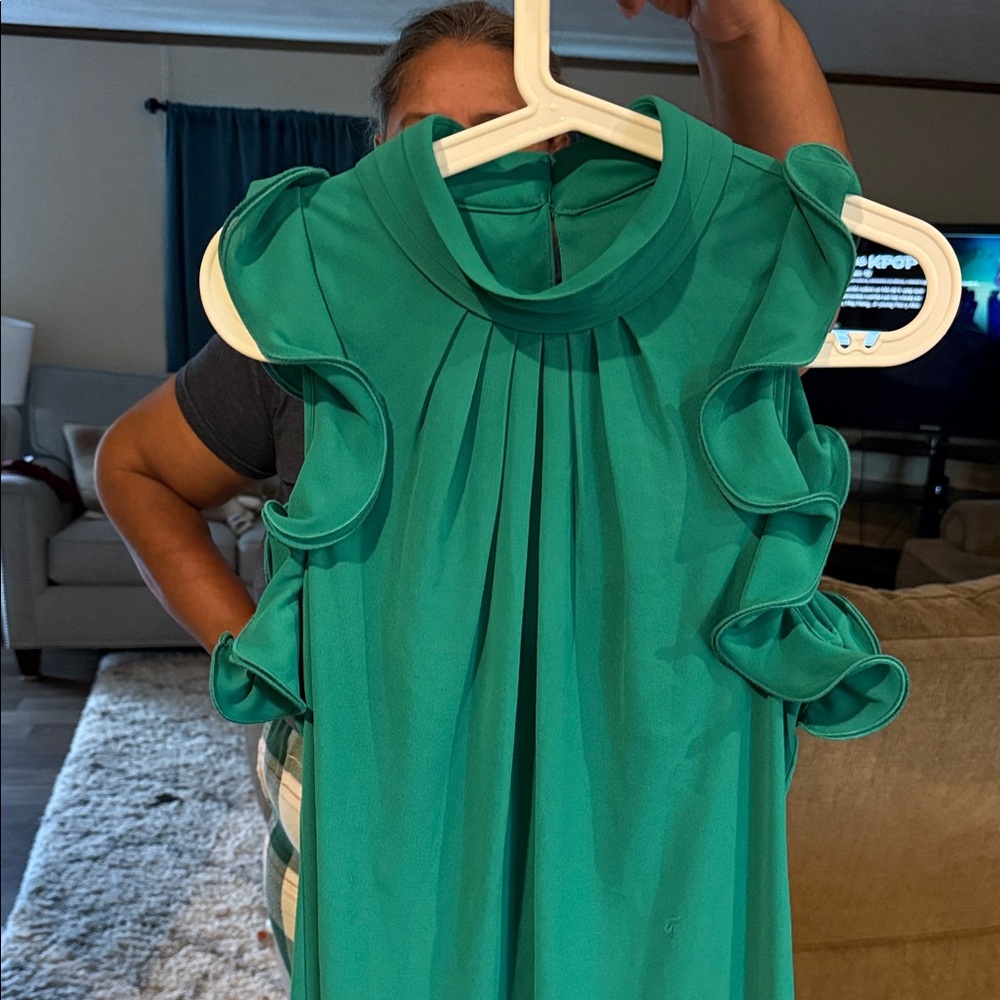 Vince Camuto Green Dress - Picture 2 of 5